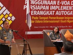 Imigrasi Ngurah Rai Gelar Sosialisasi Penggunaan e-VOA dan Implementasi Autogate  