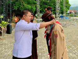 Kadis Kominfopers Sulbar Buka Kegiatan Jambore dan Raimuna