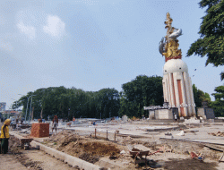 Wajah Alun-alun Sidoarjo Kini Tampak Estetik dan Bersih Tanpa Kabel