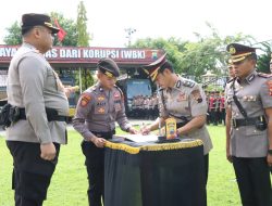 Mutasi Pejabat, Kapolres Brebes Pimpin Sertijab