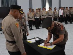 Kapolres Mamuju Tengah Pimpin Upacara Sertijab Wakapolres