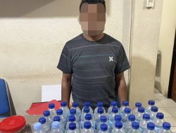 Polresta Jayapura Kota Tangkap Penjual Miras Lokal Jenis Sopi