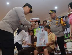 Sukseskan Percepatan Capaian Vaksinasi POLIO, Polresta Banyuwangi Punya Cara Unik.