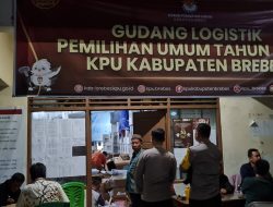 Polsek Jatibarang Patroli Cek Gudang Logistik, Pastikan Keamanan Tahapan Pemilu 2024