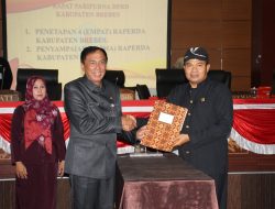 DPRD Kabupaten Brebes Tetapkan 4 Perda dan 5 Raperda