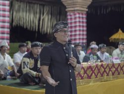 Bupati Giri Prasta Hadiri Karya Ngasti Wedana Nyekah Kinembulan Desa Adat Sandakan Petang