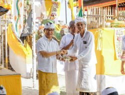 Pujawali di Pura Dhang Kahyangan Gunung Payung Desa Adat Kutuh, Sekda Badung Berharap Kerahayuan dan Keselamatan untuk  Masyarakat