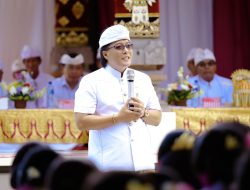 Bupati Badung Hadiri Karya Melaspas di Pura Kahyangan Desa dan Puseh Desa Adat Cengkok