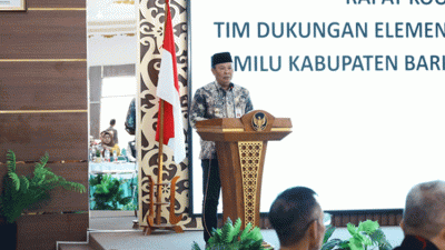 Wujudkan Pemilu Luber dan Jurdil, Tim DESK Pemilu Kabupaten Batola Gelar Rakor
