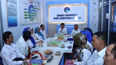 Diskomifo Lampung Utara Sambut Kunjungan Diskominfo OKU tentang Penyusunan Cross Cutting