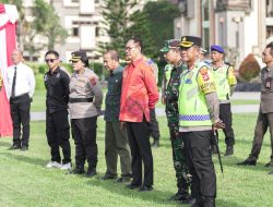 Hadiri Apel Pergeseran Pasukan Operasi Mantap Brata Agung, Wabup Suiasa Harapkan Pemilu Berjalan Demokratis