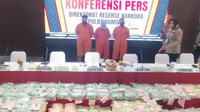 Jadi Atensi Presiden Jokowi, Polda Sumsel Ungkap Kasus Narkoba Terbesar Awal Tahun 2024