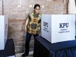 Pastikan Pemilu Berjalan Lancar, Bupati Giri Prasta dan  Forkopimda Badung Cek Kesiapan TPS