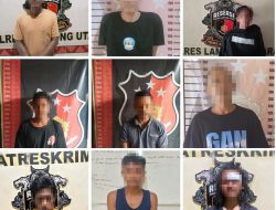 Polres Lampung Utara Ungkap 10 Kasus C3 dalam 3 Hari, Amankan 9 Pelaku