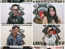 Enam Pelaku Prostitusi dan Satu Bandar Togel Diamankan Jajaran Polres Lampung Utara