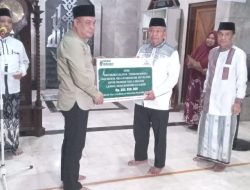 Baznas Selayar Serahkan Titipan Donasi Pembangunan Masjid Rahmatan Lil Alamin