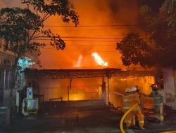 Jago merah Mengamuk Pada hari Kempat Idul Fitri Melalap Rumah Produksi Kecap Di Surabaya