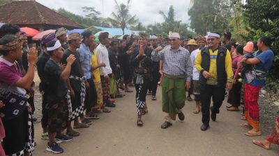 Hadiri Pengarakan Ogoh-ogoh di Wanaraya, Batola,  Mujiyat Pesan Jaga Selalu Persatuan
