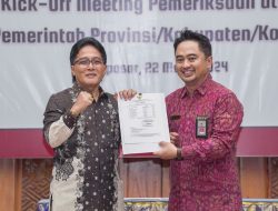 Bupati Badung Serahkan LKPD Unaudited Tahun 2023 kepada BPK RI, BPK Harapkan Opini WTP Berkualitas