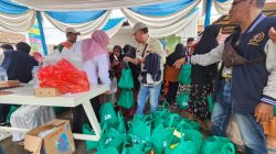 Peringati HPN 2024, PWI Sidoarjo Bagikan 150 Paket Sembako di Desa Terdampak Banjir