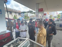 Sat Reskrim Polresta Monitoring SPBU di Kota Jayapura Cegah Terjadinya Pelanggaran
