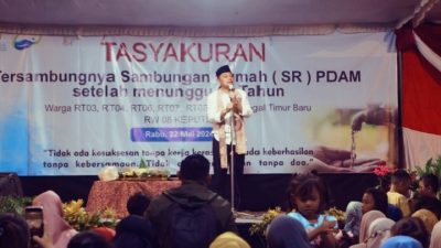 Dengan Program Sambungan Rumah PDAM, Ratusan Warga Keputih Tegal Surabaya Nikmati  Air Bersih