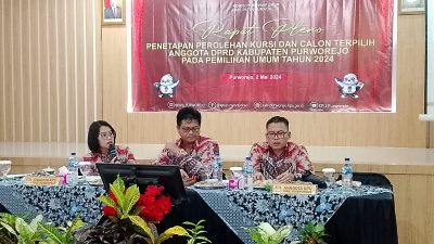 Berikut Pengumuman Hasil Pemilu Legislatif 2024 Kabupaten Purworejo