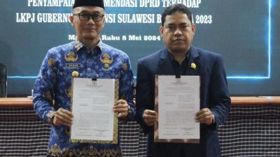 DPRD Sulbar Gelar Rapat Paripurna Penyampaian LKPJ Gubenur Tahun 2023