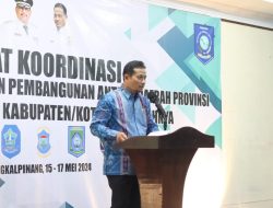 Pj Sekdaprov Kep. Babel Fery Afrianto Buka Rakor Pembangunan Daerah se-Provinsi Babel 2024