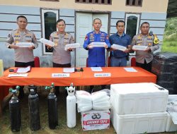 Polairud Polda Babel Gagalkan Penyelundupan Benih Lobster Senilai Rp35 Miliar