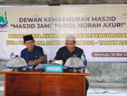 Dewan Kemakmuran Masjid Jami Nurul Hijrah Axuri Mamuju Gelar Rapat Kerja Sekaligus Pemilihan Ketua Secara Formatur