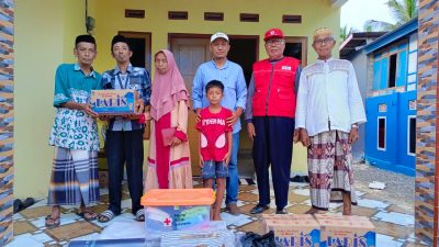 Komunitas Peduli Sesama Kabupaten Selayar Salurkan Bantuan Donatur untuk Korban Kebakaran Dusun Patori