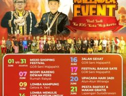 Hari Jadi Kota Mojokerto, Masyarakat akan Disuguhi Serangkaian Acara Menarik