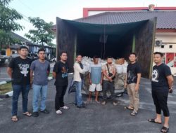 Polda Babel Amankan Truk Bermuatan 8 Ton Timah Ilegal