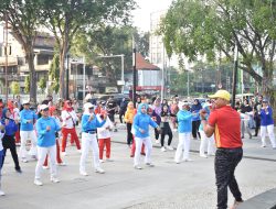 Senam Bareng KORMI Sidoarjo di Alun-alun Setiap Minggu Pagi Kembali Dibuka