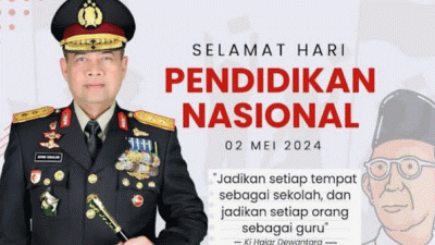 Hardiknas, Kapolda Sulbar : Mari Berkolaborasi Tingkatkan Mutu Pendidikan