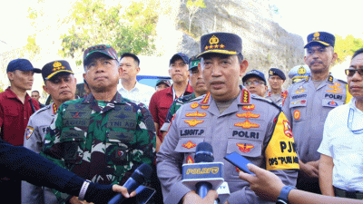 Kapolri dan Panglima TNI Tinjau Kesiapan Veneu WWF ke 10 di Bali