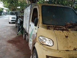 Satpol PP Selayar Instruksikan Pemilik Bengkel Pindahkan Mobil Mangkrak dari Bahu Jalan