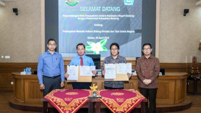 Pemkab Badung dan Kejari Teken MoU Bantuan Litigasi