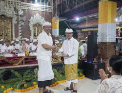 Karya Ngenteg Linggih Pura Sedan Penyarikan, Banjar Cepaka, Dalung di Kabupaten Badung