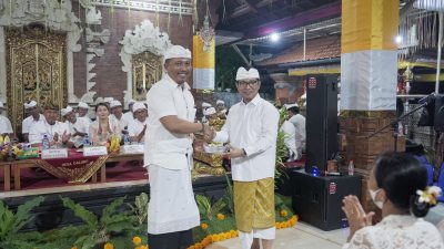 Karya Ngenteg Linggih Pura Sedan Penyarikan, Banjar Cepaka, Dalung di Kabupaten Badung