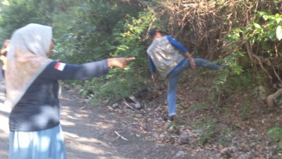 Respon Pemberitaan Media dan Instruksi Sekda, BPBD Selayar Tinjau Lokasi Rawan Longsor