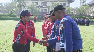 Pengukuhan Relawan Redkar dan Pembukaan Diklat Pemadam I Kab. Badung