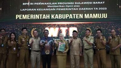 Lagi, Pemkab Mamuju Kembali Raih WTP dari BPK RI
