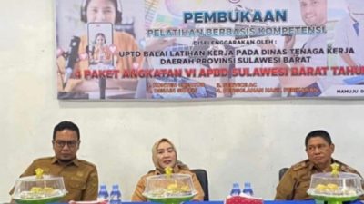 Ketua DPRD Provinsi Sulbar Hadiri Pembukaan Pelatihan Berbasis Kompetensi