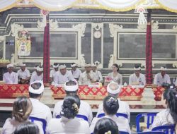 Wabup Badung Hadiri Karya Melaspas Alit di Pura Giria Buncing, Desa Adat Kapal, Mengwi