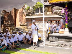 Sekda Badung Adi Arnawa Hadiri Karya Caru Balik Sumpah dan Nawa Gempang Sibanggede