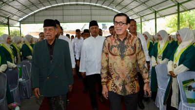 Kunjungan Menteri Hukum dan HAM di Ponpes Sunan Drajat Lamongan, Memperkuat Negara dengan Lembaga Keagamaan