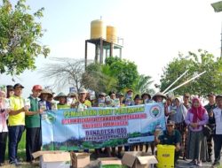 Peran Serta Babinsa Koramil 0812/11 Kedungpring Antisipasi Hama Bersama Petani