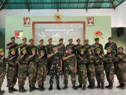 Pelepasan Pita dan Pemasangan Baret Tandai Penutupan Diklatsar SMA Panca Marga Lamongan